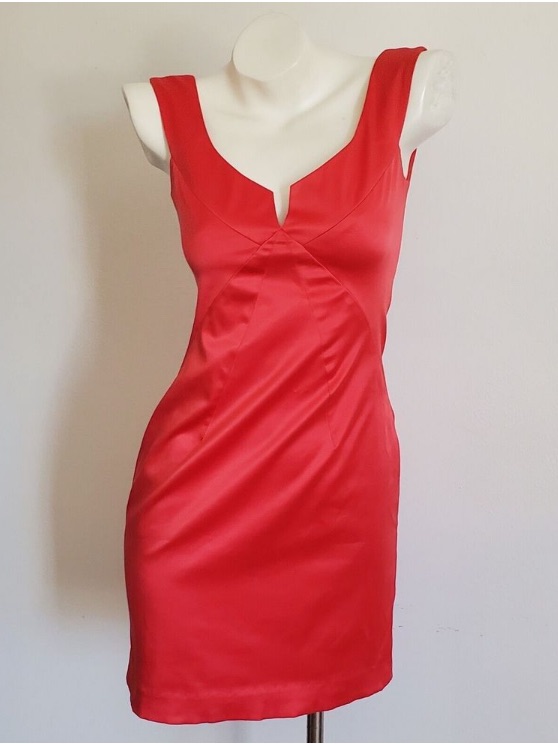 Black Halo Sheath Dress | Satin Sleeveless Mini | Dance Party | Size 0